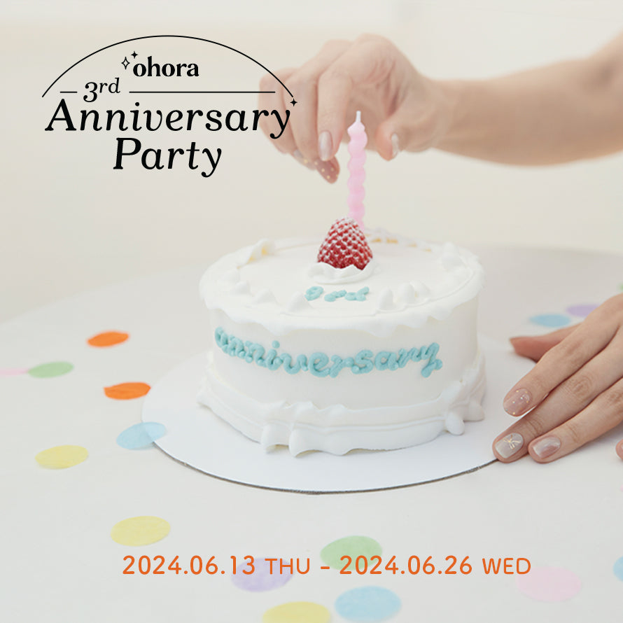 Thanks 3rd Anniversary | セルフジェルネイルのohora公式 – ohora jp Thanks 3rd Anniversary | セルフジェルネイルのohora公式 – ohora jp