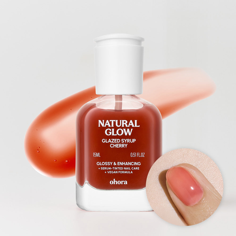 Cherry] ohora Natural Glowマルチネイル強化剤 | セルフジェルネイル