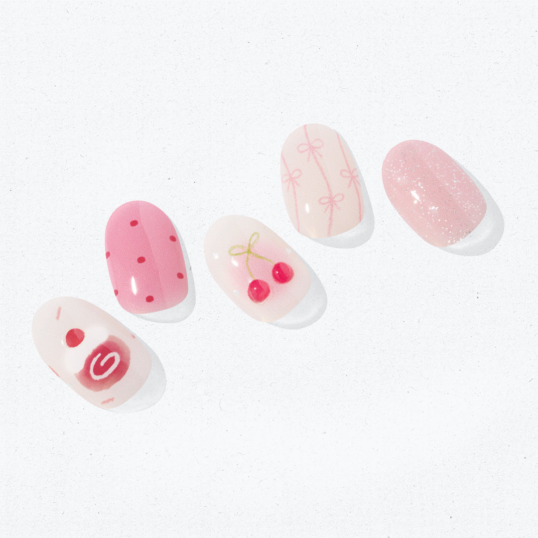 ネイルオーダー用 サイズオーダー 2628くすみピンク ジェル ネイルチップ 成人式 結婚式