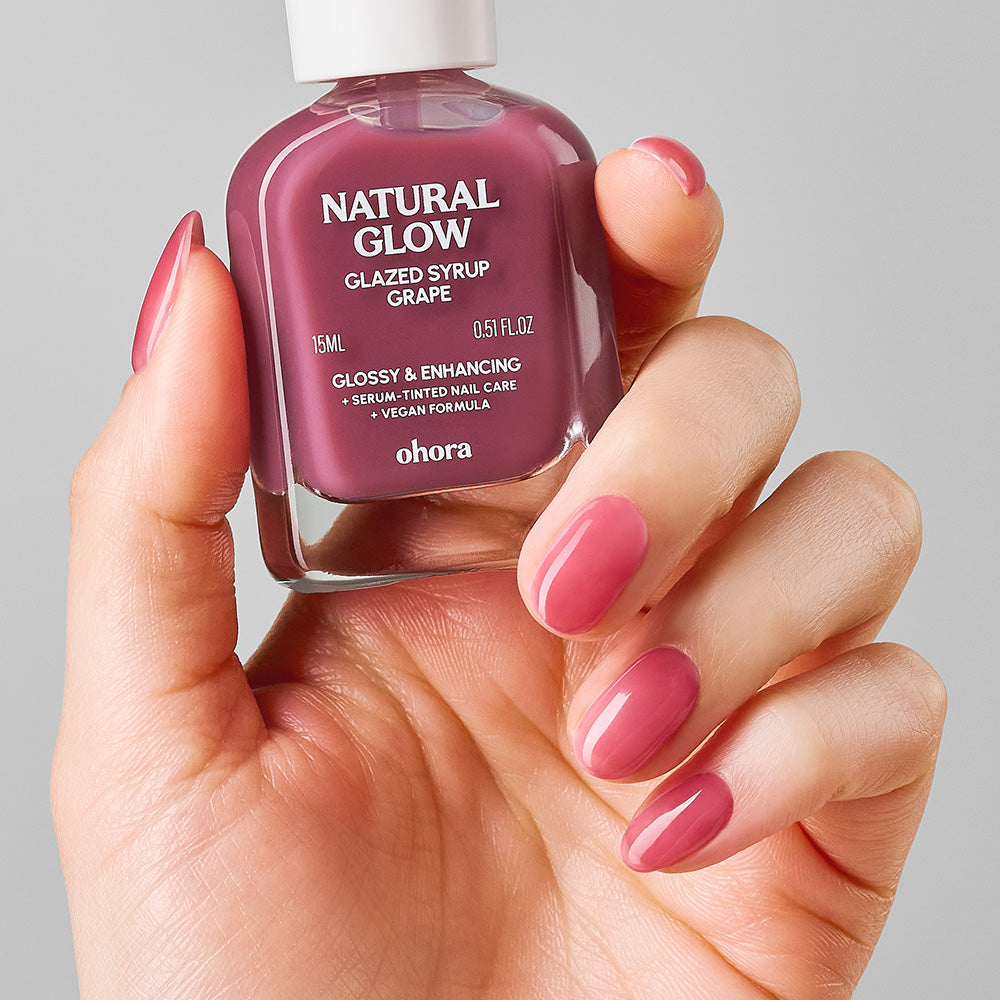 Grape] ohora Natural Glowマルチネイル強化剤 | セルフジェルネイルの