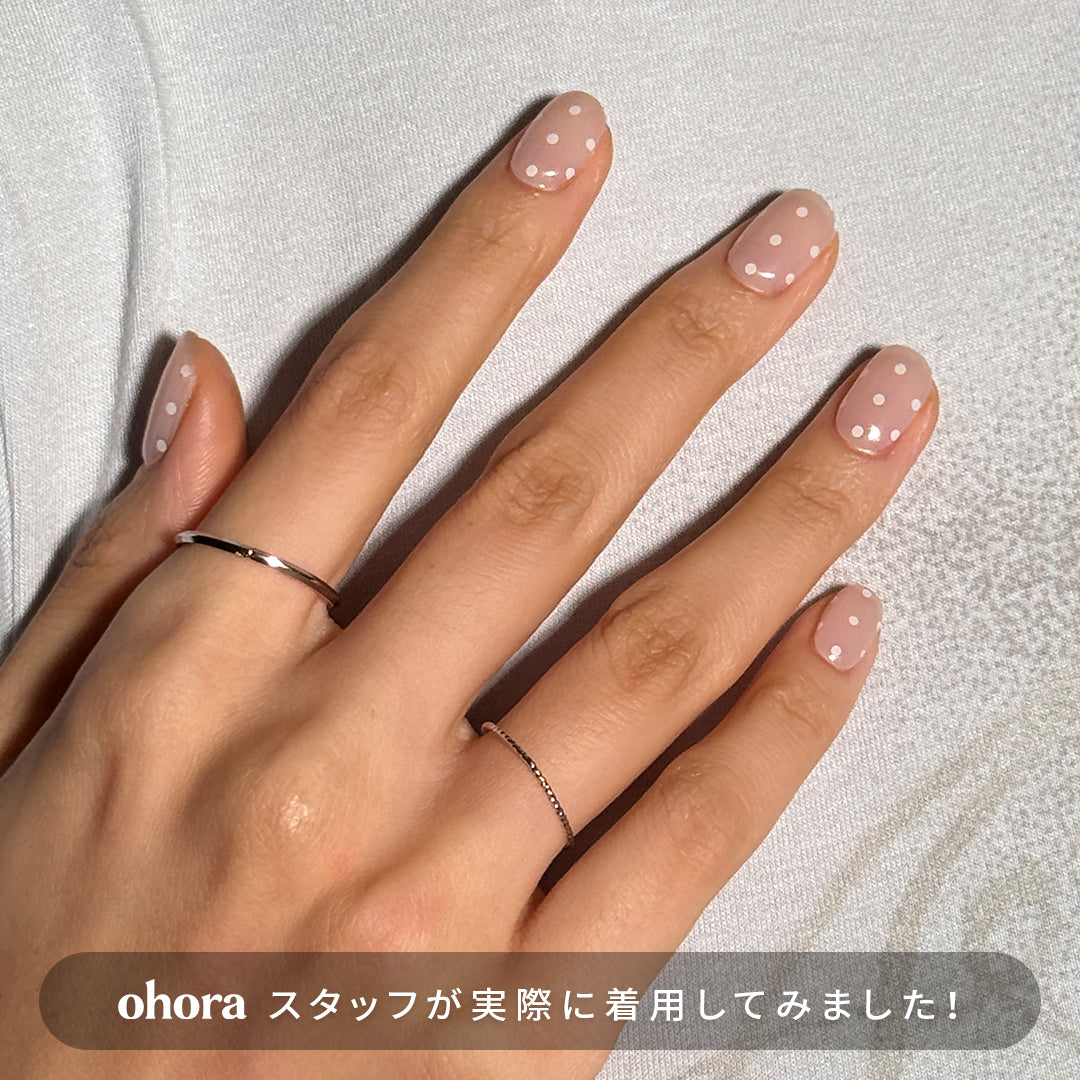 N Polka Blanc | セルフジェルネイルのohora公式 – ohora jp
