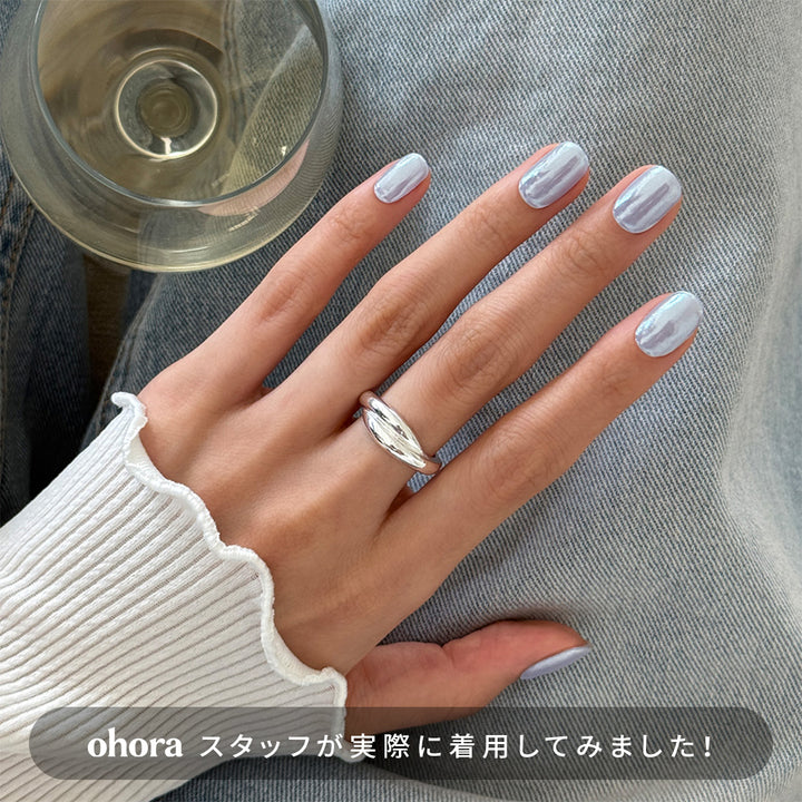 N Light Blue Chrome | セルフジェルネイルのohora公式 – ohora jp