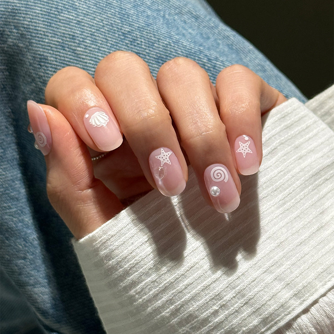 014 ピンクネイル ネイルチップ ニュアンスネイル マグネットネイル N