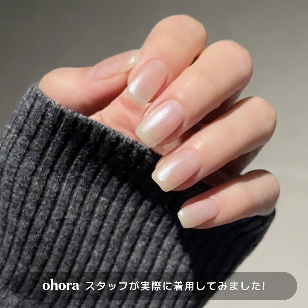 [Satin Chrome] ohora Natural Glowマルチネイル強化剤