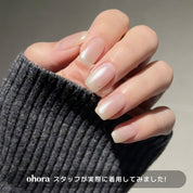 [Satin Chrome] ohora Natural Glowマルチネイル強化剤