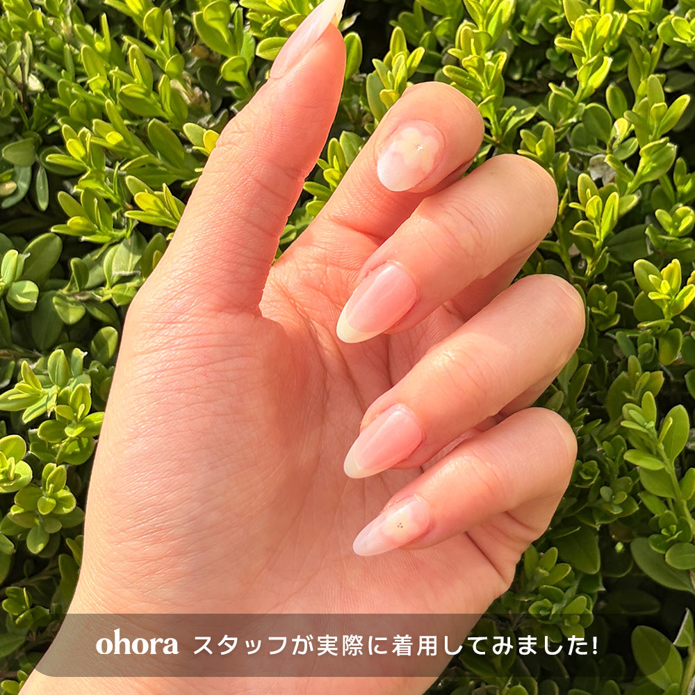 [ネイルチップ] Vanilla Hibiscus (ミディアム)