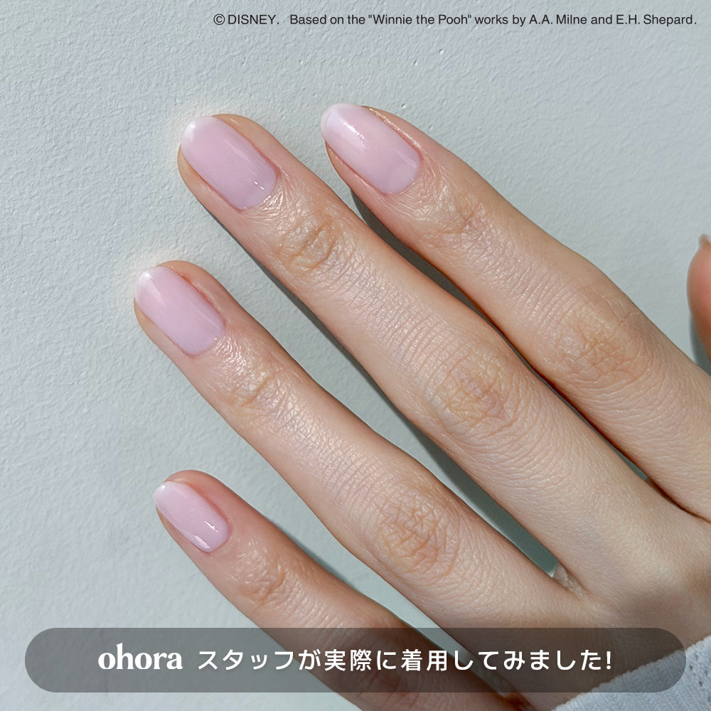 オホーラ ナチュラルグロウ
ミルクシロップ ネイルストレングスナー 
ベビーピンク / ピグレット