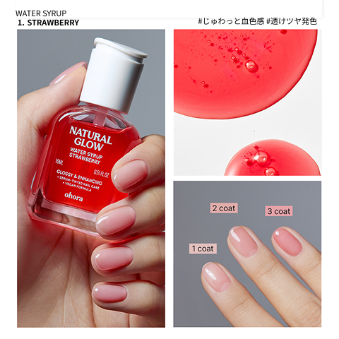 Natural Glowマルチネイル強化剤 2本セット