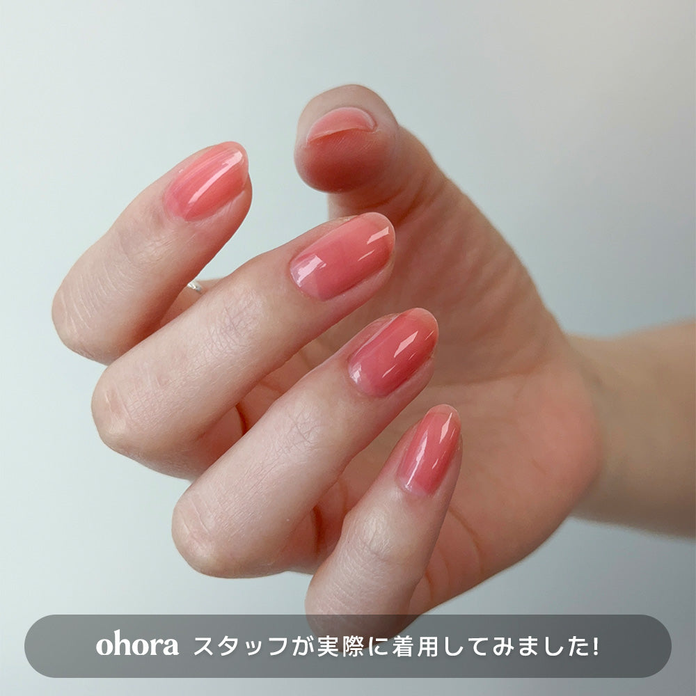 Watermelon] ohora Natural Glowマルチネイル強化剤 | セルフジェル