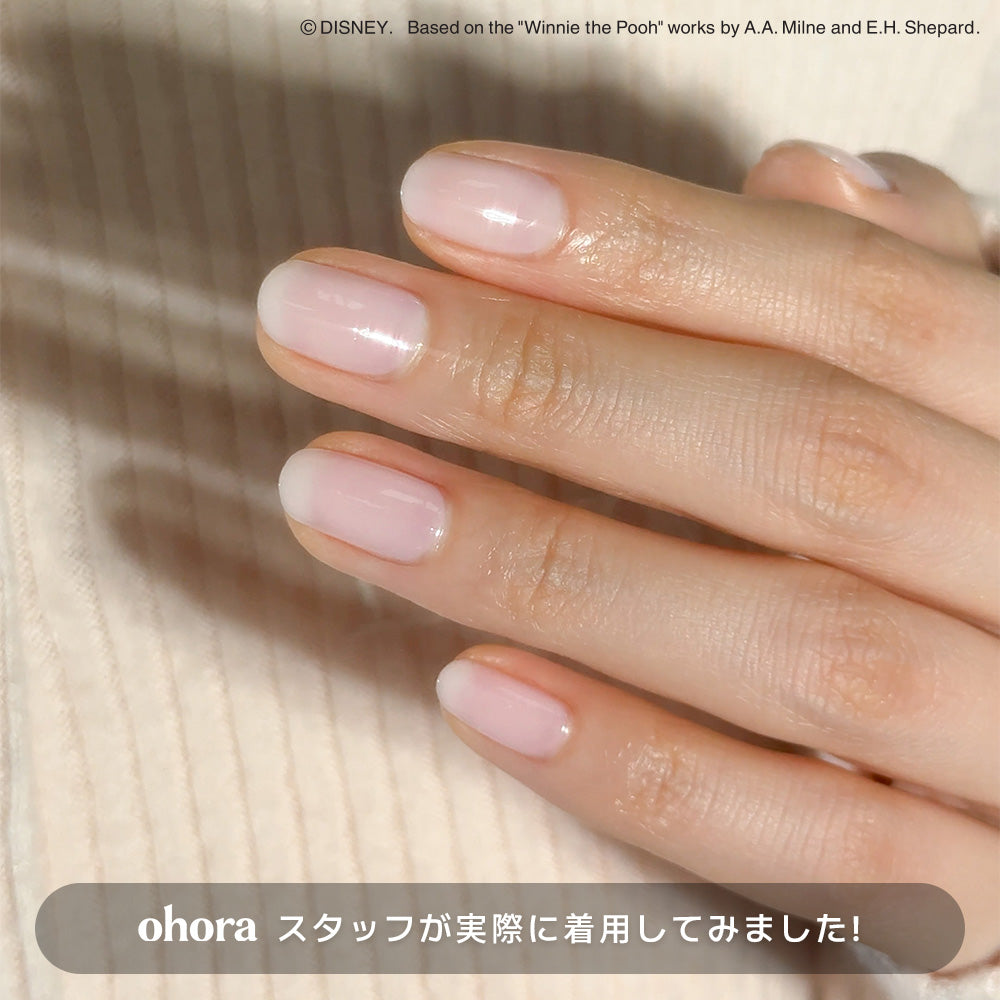 オホーラ ナチュラルグロウ
ミルクシロップ ネイルストレングスナー 
ベビーピンク / ピグレット