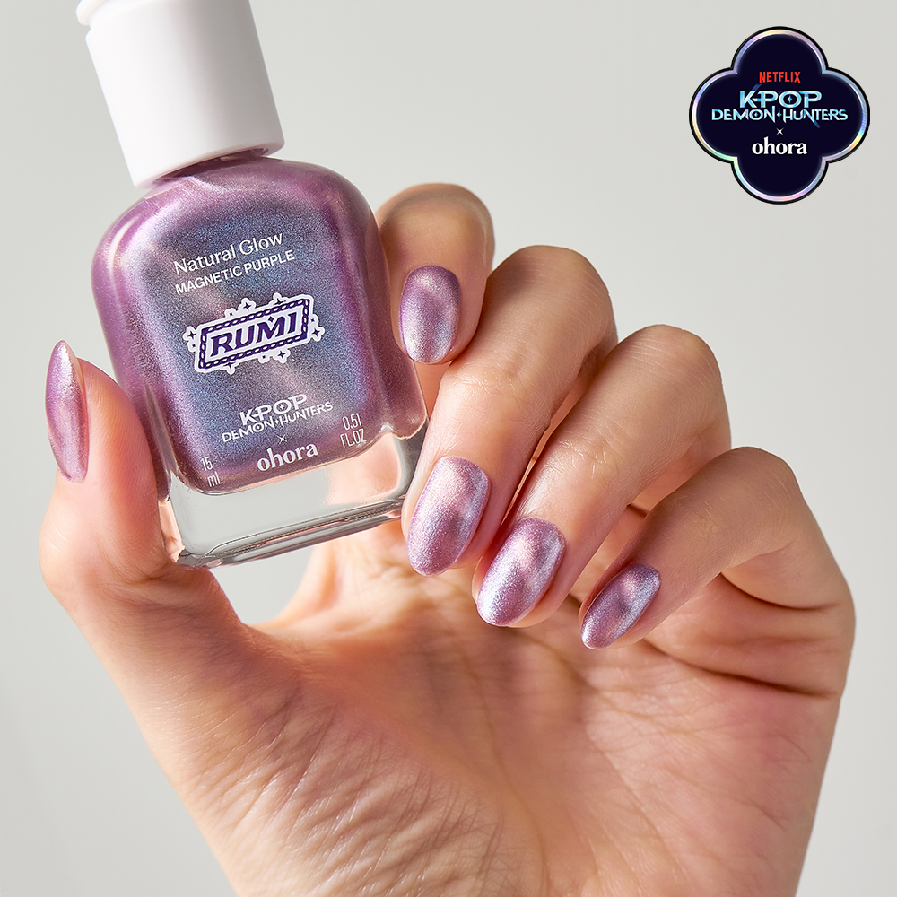 [Magnetic Purple] ohora Natural Glowマルチネイル強化剤