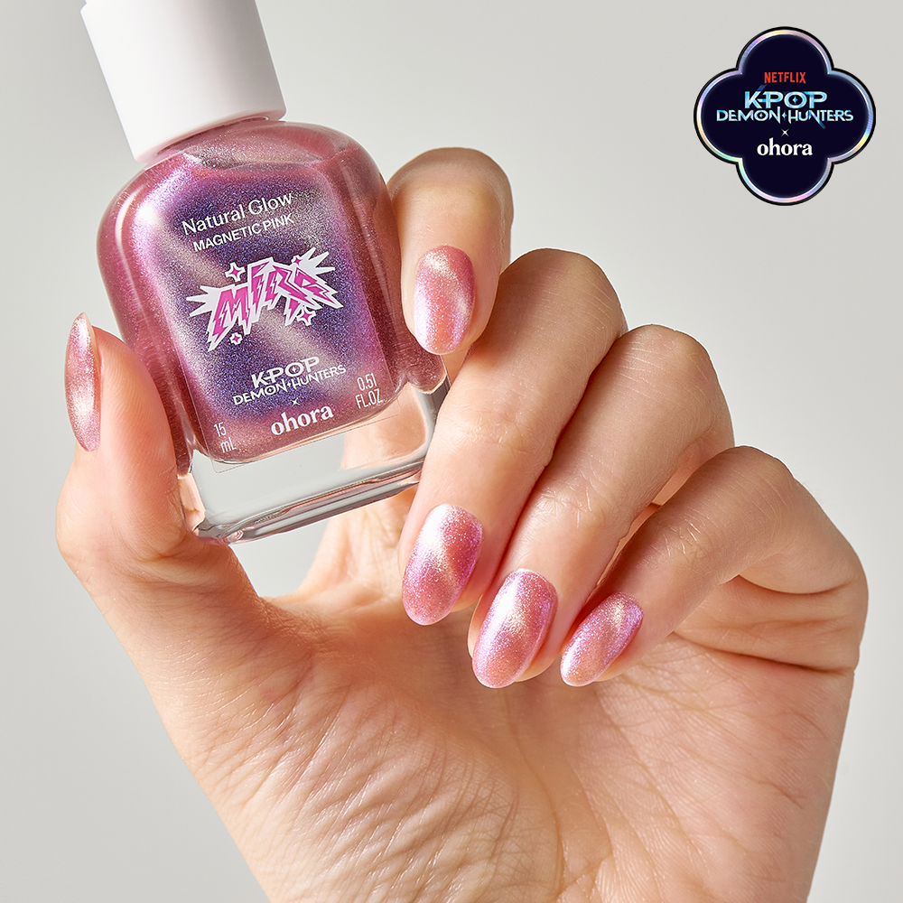 [Magnetic Pink] ohora Natural Glowマルチネイル強化剤