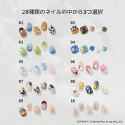 Disneyデザイン ネイルシール 3種 Set (3items)