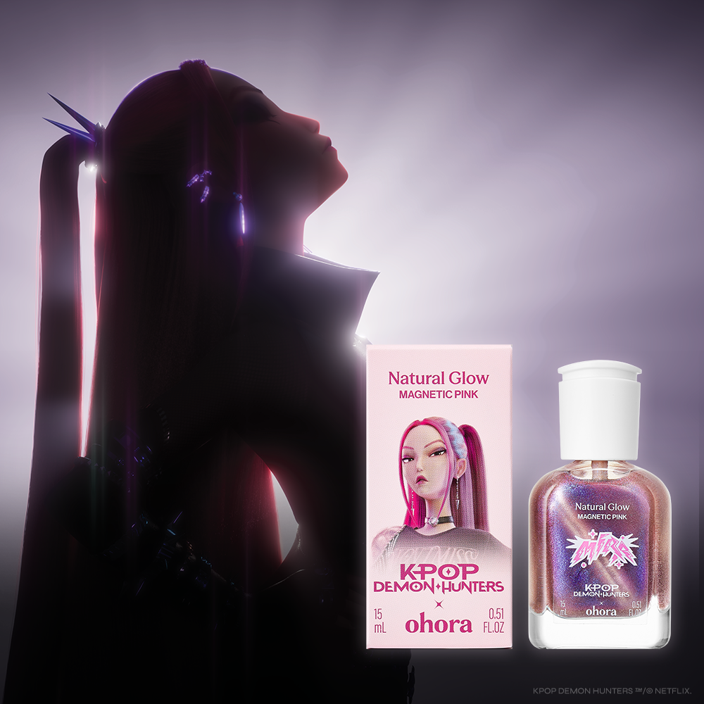 [Magnetic Pink] ohora Natural Glowマルチネイル強化剤