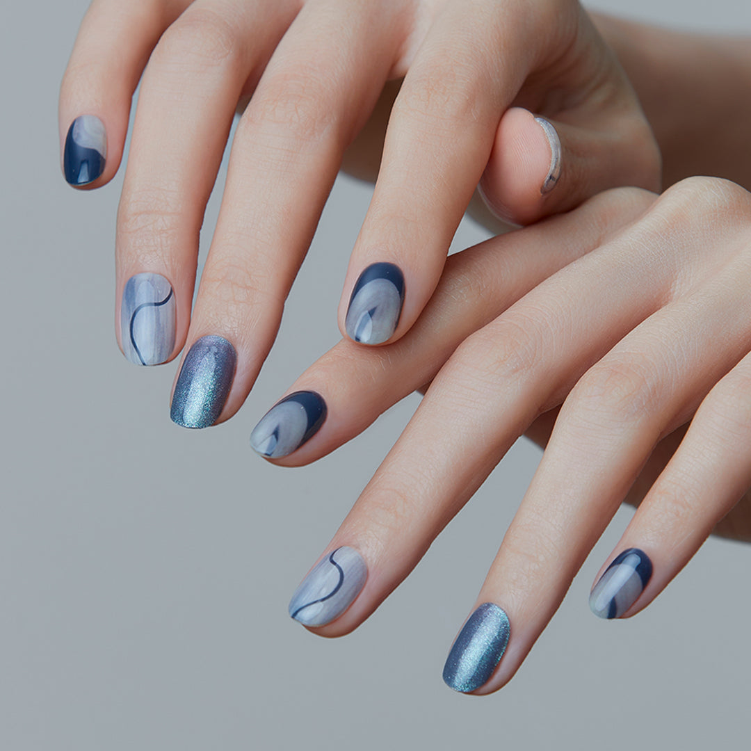 ohora ネイル　まとめ N Navy Touch | セルフジェルネイルのohora公式 – ohora jp