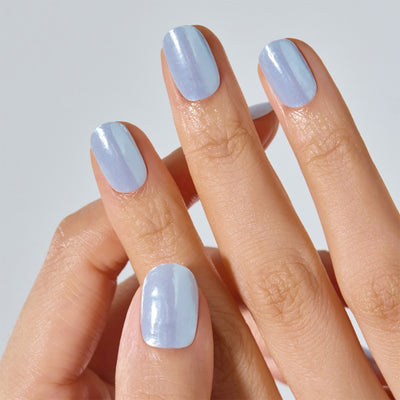 N Light Blue Chrome