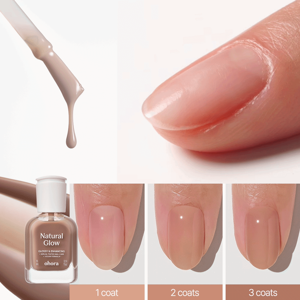 [Hazelnut] ohora Natural Glowマルチネイル強化剤