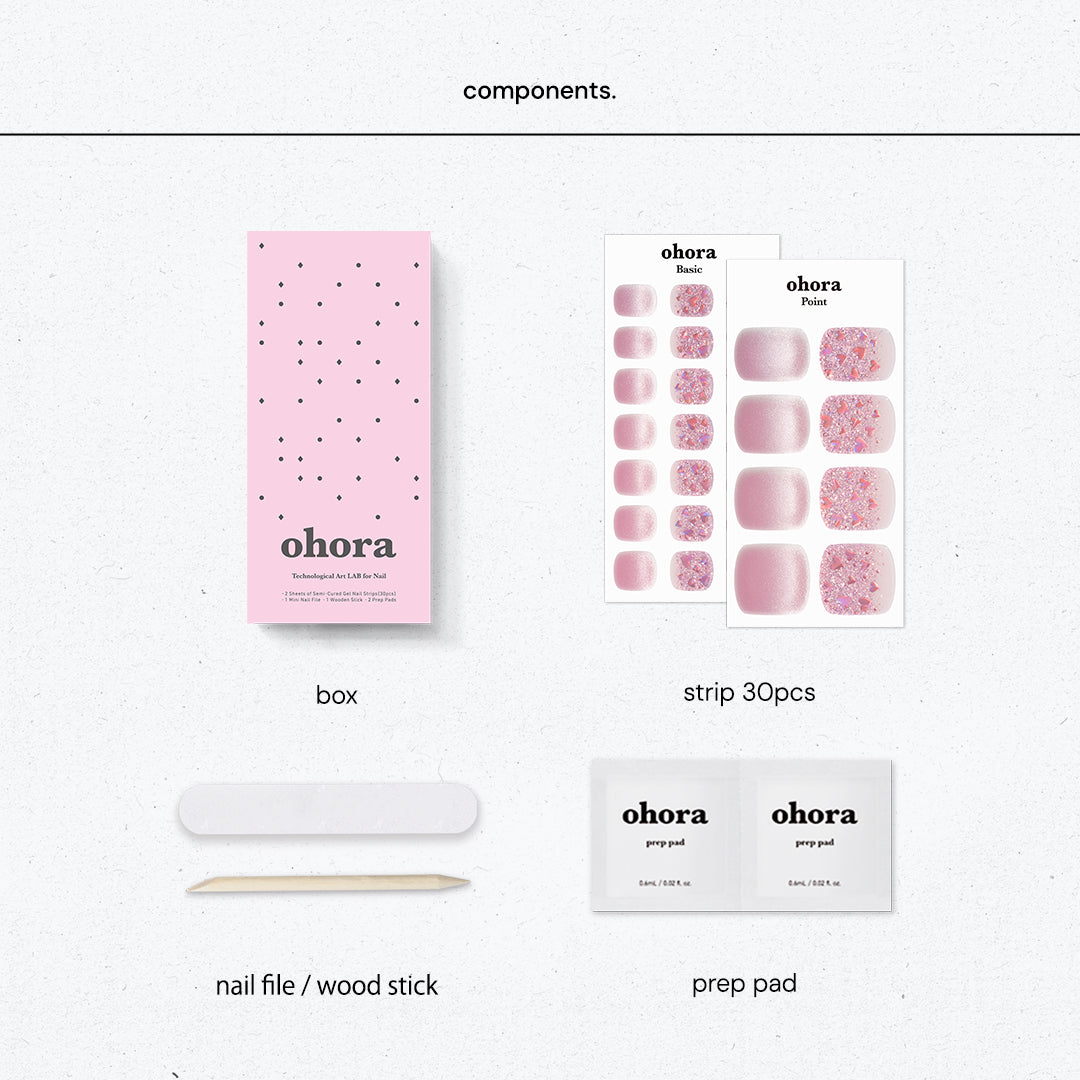 P Heart Glimmer | セルフジェルネイルのohora公式 – ohora jp