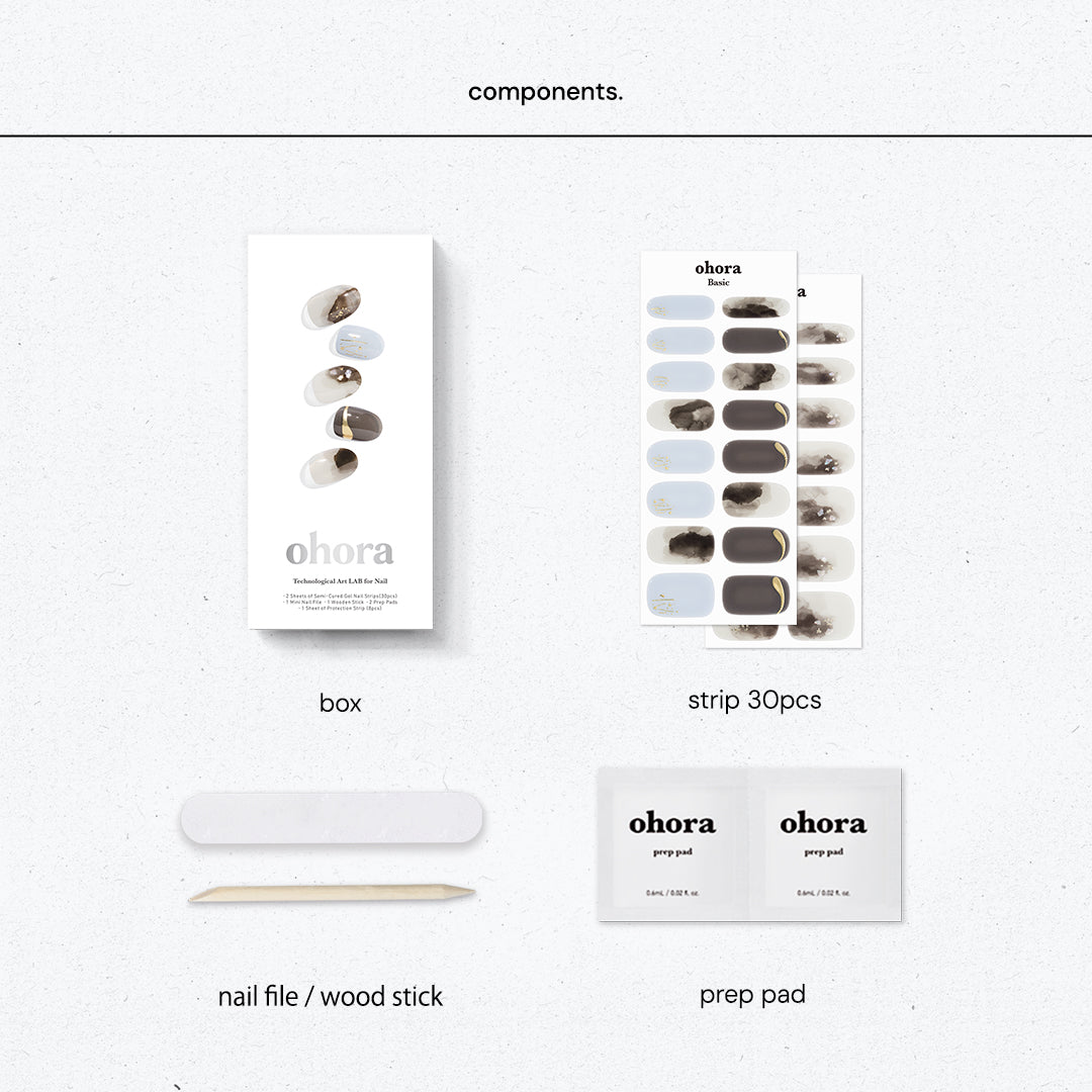 N Brown Smudge | セルフジェルネイルのohora公式 – ohora jp