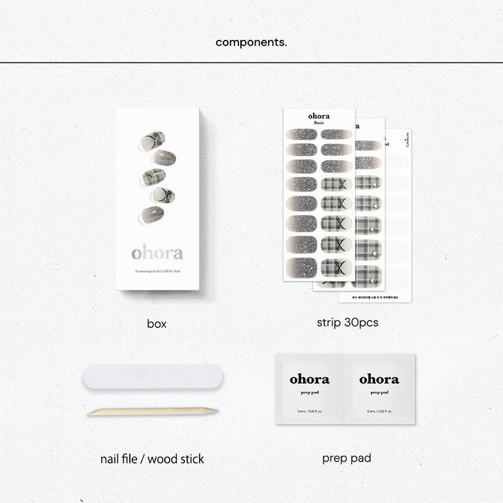 N Check Noir | セルフジェルネイルのohora公式 – ohora jp