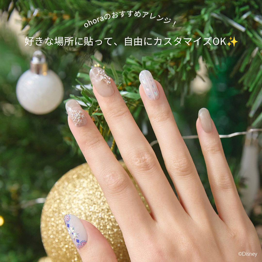 【打ち合わせ中】HOLOMUA@ネイル用品購入プロフ参照☆オーダーラベルA N Make a Snowman | セルフジェルネイルのohora公式 – ohora jp