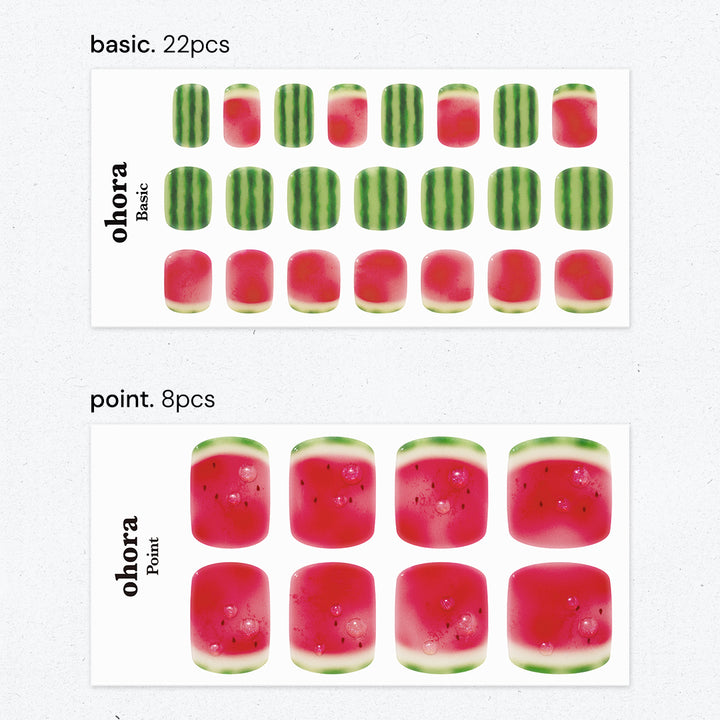 P Watermelon Slice | セルフジェルネイルのohora公式 – ohora jp