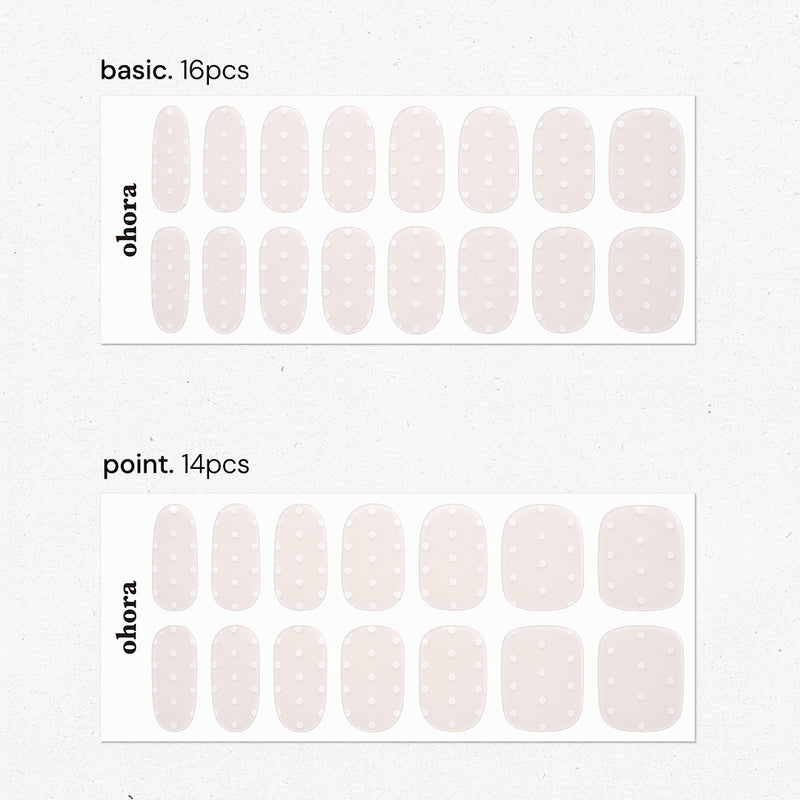 N Polka Blanc