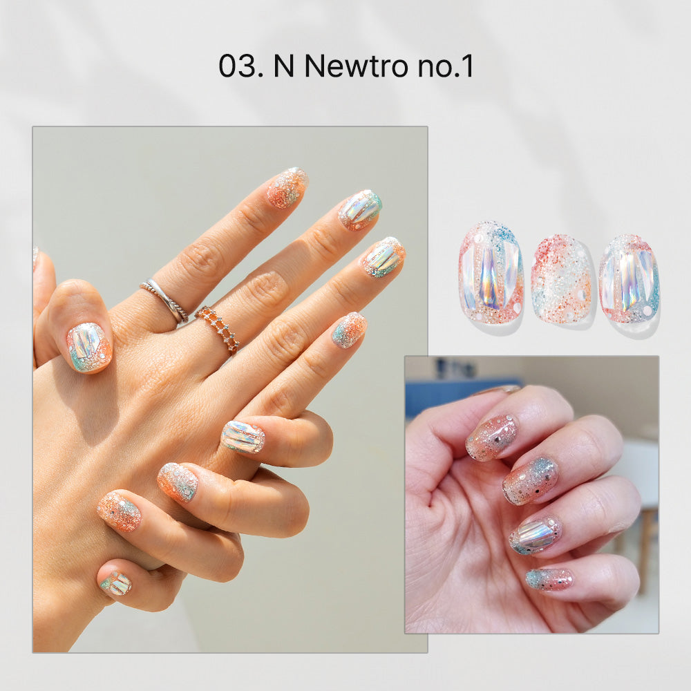 【初回購入限定】ohora start set (5items) ネイルシール＆ネイル強化剤セット