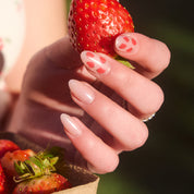 [ネイルチップ] Glazed Strawberry (ミディアム)