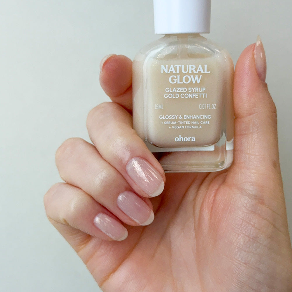 [Gold Confetti] ohora Natural Glowマルチネイル強化剤