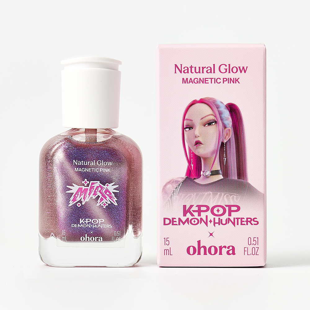 [Magnetic Pink] ohora Natural Glowマルチネイル強化剤
