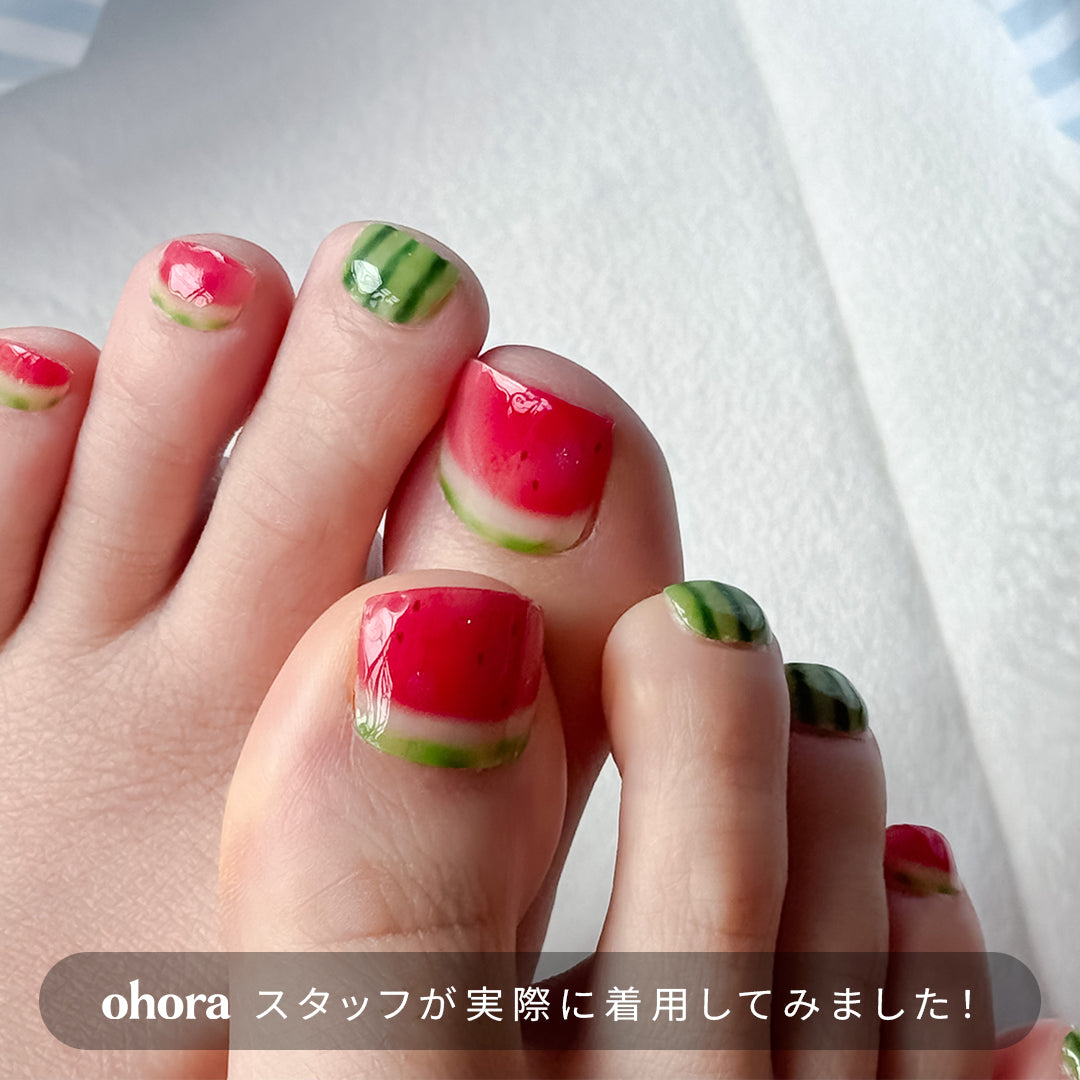 P Watermelon Slice | セルフジェルネイルのohora公式 – ohora jp