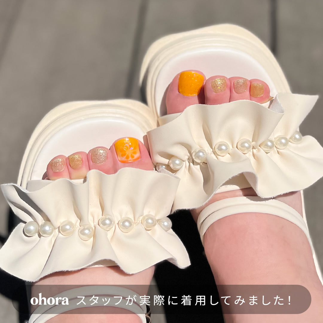 P Orange Splash | セルフジェルネイルのohora公式 – ohora jp