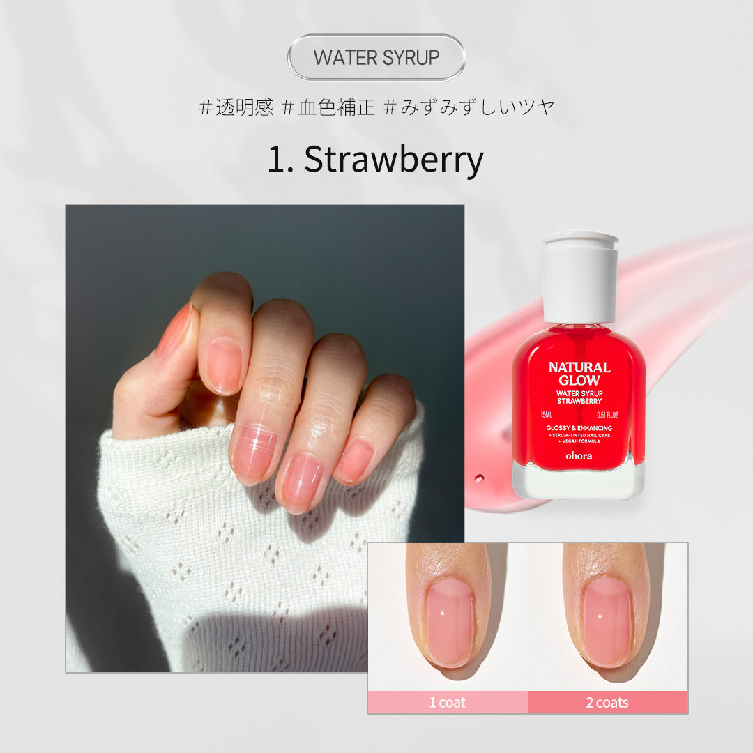 natural nails care set 集中ケアセット | セルフジェルネイルのohora