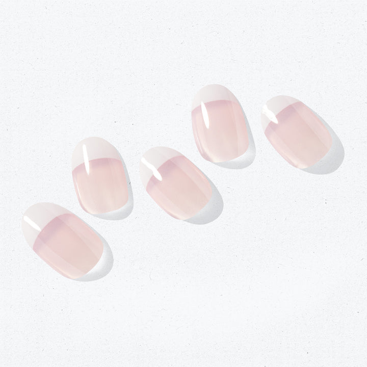 Ash color frenchネイルチップ 取り外し可能なネイルチップ,正方形,カラフル,フレンチマニキュア用,24