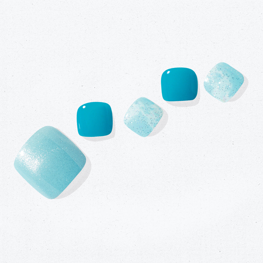 未使用　パンドラOpalescent Ocean ブルーチャーム　1個 Opalescent Ocean Blue Charm