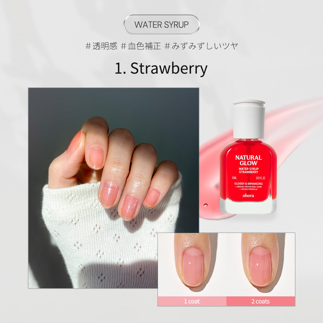 Natural Glowマルチネイル強化剤 2本セット | セルフジェルネイルの