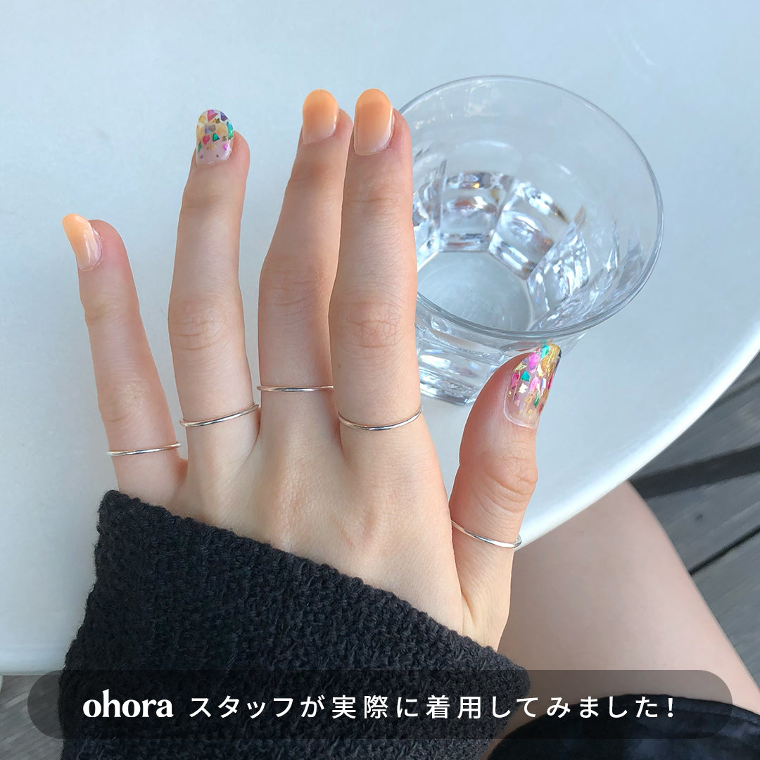 新品 ohora 6種類セット ③ ジェルネイルシール ハンド 楽天市場】【公式】N Basic Nails no.3：NBS-003 ohora gelnails
