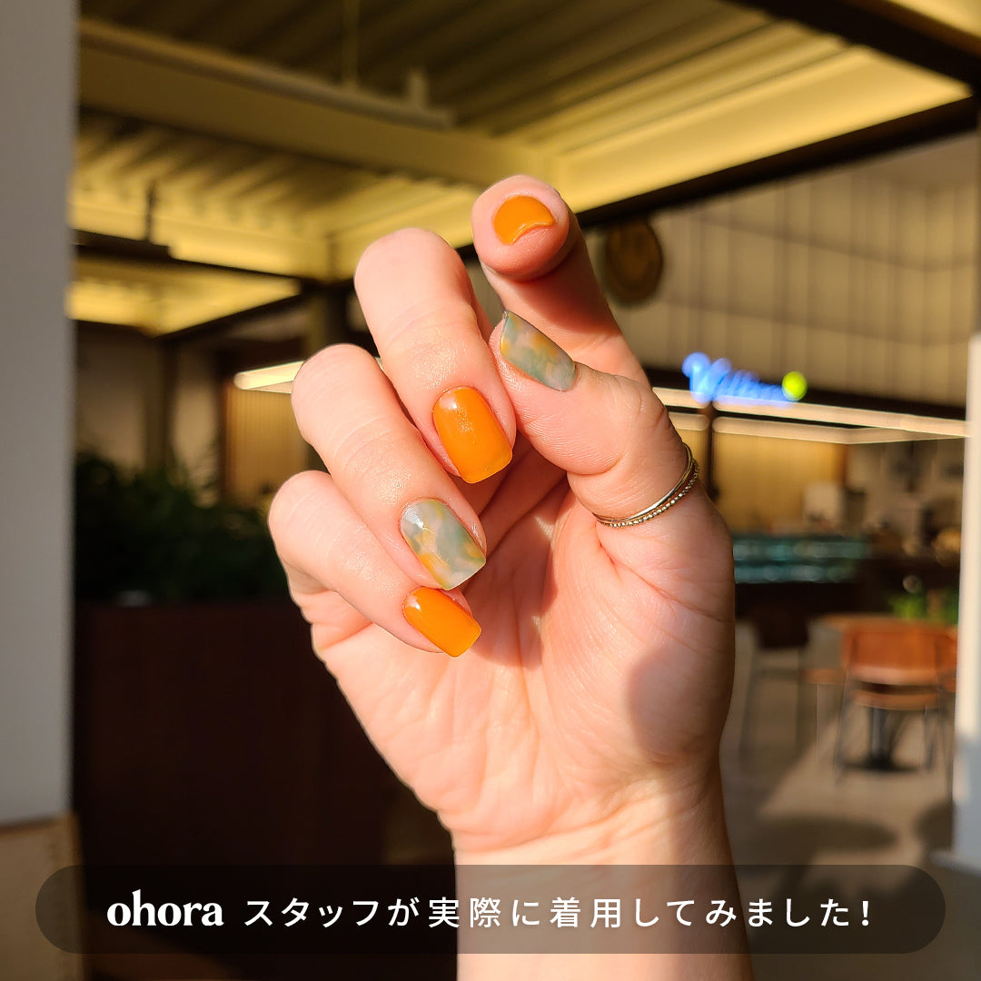 新品タグ付き fiolily キラキラトップス オレンジ N Chlorophyll | セルフジェルネイルのohora公式 – ohora jp