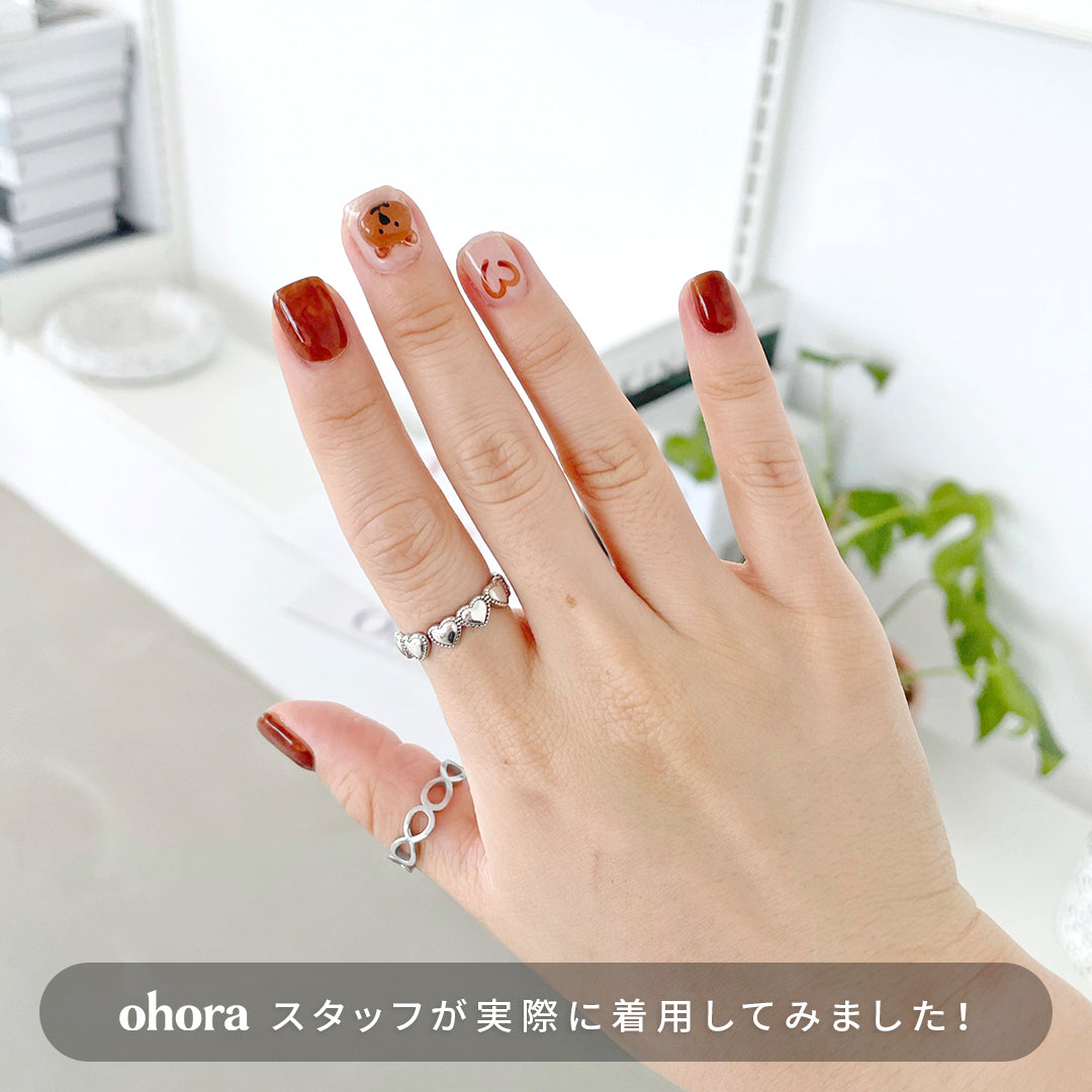 N Caramel Bear | セルフジェルネイルのohora公式 – ohora jp