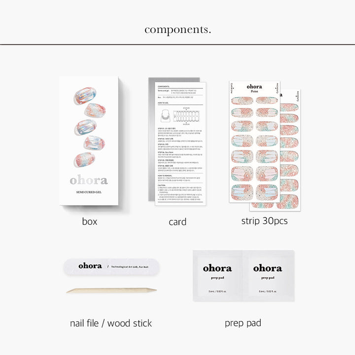 ohora 未使用&使用済 ネイルシールセット 楽天市場】【公式】N Juliet：NB-021 ohora gelnails nail