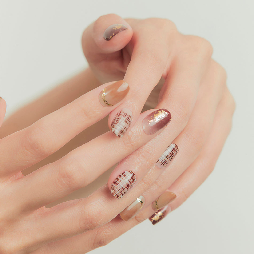 N Maroon Tweed | セルフジェルネイルのohora公式 – ohora jp