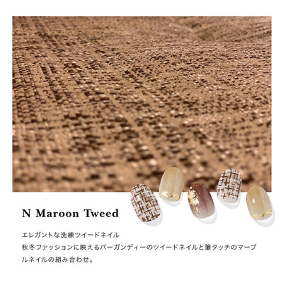 N Maroon Tweed