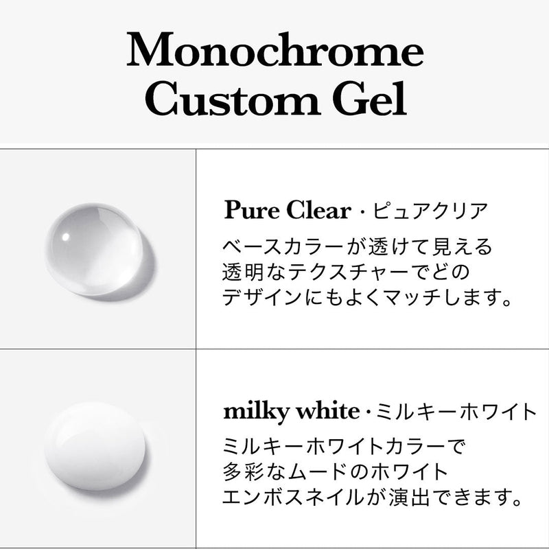monochrome custom gel set